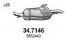 OPEL 5852443 End Silencer
